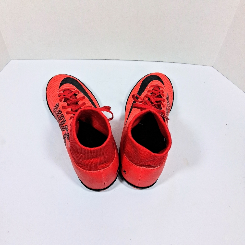 Nike Mercurial Men's Size 9 Rare Red Flashy Soccer Shoes Worn Once! - Picture 5 of 11
